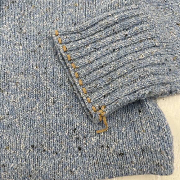 Crazy Horse Liz Claiborne Vintage 90s Sweater Soft Blue Pullover Women's size XL - Picture 4 of 9
